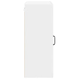 Kitchen Wall Cabinet High Gloss White 50 x 31 x 80 cm - Close-Up Angle