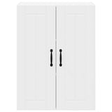 Kitchen Wall Cabinet White 60 x 31 x 80 cm Engineered Wood - Rear View