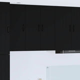 Kitchen Wall Cabinet Black 60 x 31 x 80 cm Engineered Wood
