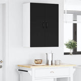 Kitchen Wall Cabinet Black 60 x 31 x 80 cm Engineered Wood - Top-Down View