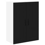 Kitchen Wall Cabinet Black 60 x 31 x 80 cm Engineered Wood - Front View