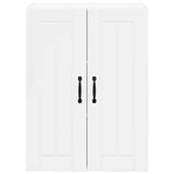 Kitchen Wall Cabinet High Gloss White 60 x 31 x 80 cm - Rear View