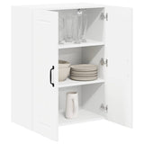 Kitchen Wall Cabinet High Gloss White 60 x 31 x 80 cm - Side View