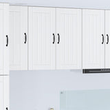 Wall Cabinet LUCCA White 80 x 31 x 80 cm Engineered Wood