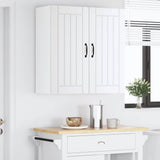 Wall Cabinet LUCCA White 80 x 31 x 80 cm Engineered Wood - Top-Down View