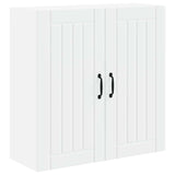 Wall Cabinet LUCCA White 80 x 31 x 80 cm Engineered Wood