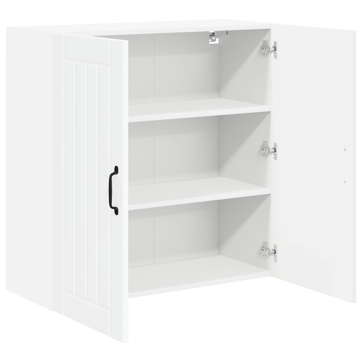 Wall Cabinet LUCCA White 80 x 31 x 80 cm Engineered Wood
