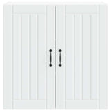 Wall Cabinet LUCCA White 80 x 31 x 80 cm Engineered Wood - Rear View