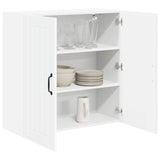Wall Cabinet LUCCA White 80 x 31 x 80 cm Engineered Wood - Side View