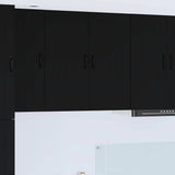 Kitchen Wall Cabinet Black 80 x 31 x 80 cm Engineered Wood
