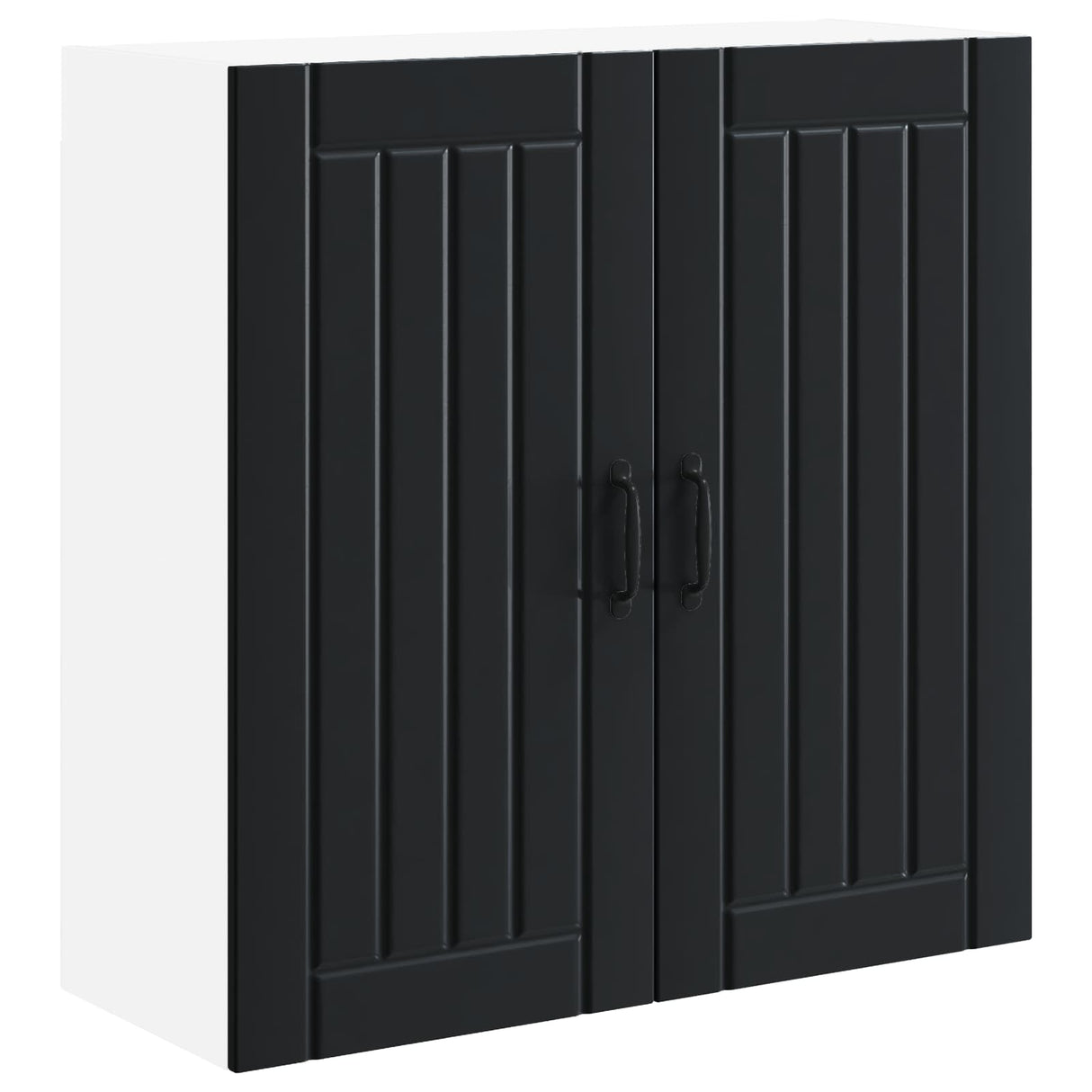 Wall Cabinet LUCCA Black 80 x 31 x 80 cm Engineered Wood