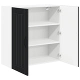 Wall Cabinet LUCCA Black 80 x 31 x 80 cm Engineered Wood
