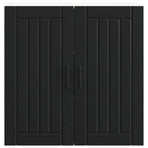 Wall Cabinet LUCCA Black 80 x 31 x 80 cm Engineered Wood