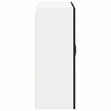 Wall Cabinet LUCCA Black 80 x 31 x 80 cm Engineered Wood - Close-Up Angle