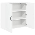 Wall Cabinet LUCCA High Gloss White 80 x 31 x 80 cm