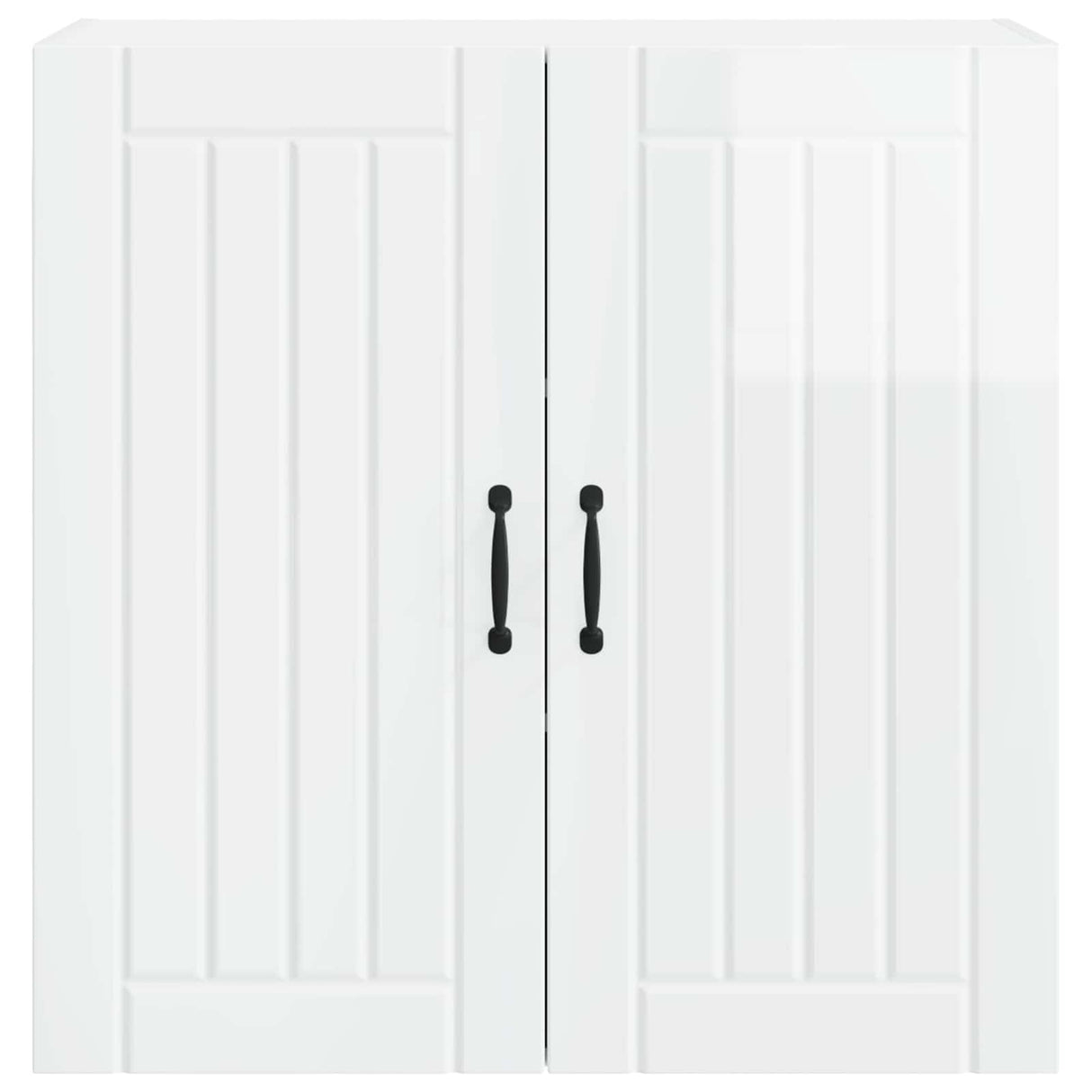 Wall Cabinet LUCCA High Gloss White 80 x 31 x 80 cm