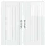 Wall Cabinet LUCCA High Gloss White 80 x 31 x 80 cm