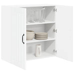 Wall Cabinet LUCCA High Gloss White 80 x 31 x 80 cm