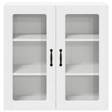 Kitchen Wall Cabinet White 80 x 31 x 80 cm Engineered Wood - Rear View
