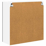 Kitchen Wall Cabinet Black 80 x 31 x 80 cm Engineered Wood - Low Angle