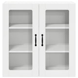 Kitchen Wall Cabinet High Gloss White 80 x 31 x 80 cm - Rear View