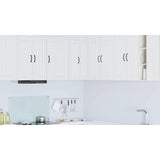 Wall Corner Cabinet LUCCA White 57 x 57 x 80 cm Engineered Wood