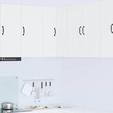 Kitchen Wall Cabinet White 57 x 57 x 80 cm Engineered Wood