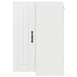 Wall Corner Cabinet LUCCA White 57 x 57 x 80 cm Engineered Wood