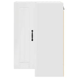 Kitchen Wall Cabinet High Gloss White 57 x 57 x 80 cm - Rear View