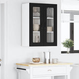 Kitchen Wall Cabinet Black 60 x 31 x 80 cm Engineered Wood - Top-Down View