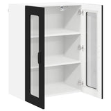 Kitchen Wall Cabinet Black 60 x 31 x 80 cm Engineered Wood - 45-Degree Angle