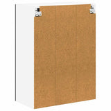 Kitchen Wall Cabinet Black 60 x 31 x 80 cm Engineered Wood - Low Angle