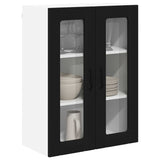 Kitchen Wall Cabinet Black 60 x 31 x 80 cm Engineered Wood - Side View