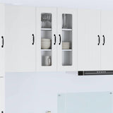 Kitchen Wall Cabinet High Gloss White 60 x 31 x 80 cm