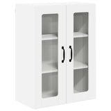 Kitchen Wall Cabinet High Gloss White 60 x 31 x 80 cm - Front View
