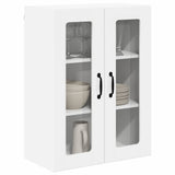Kitchen Wall Cabinet High Gloss White 60 x 31 x 80 cm - Side View