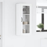Kitchen Wall Cabinet White 40 x 31 x 100 cm Engineered Wood - Top-Down View
