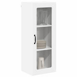 Kitchen Wall Cabinet White 40 x 31 x 100 cm Engineered Wood - Side View