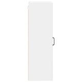 Kitchen Wall Cabinet White 40 x 31 x 100 cm Engineered Wood - Close-Up Angle