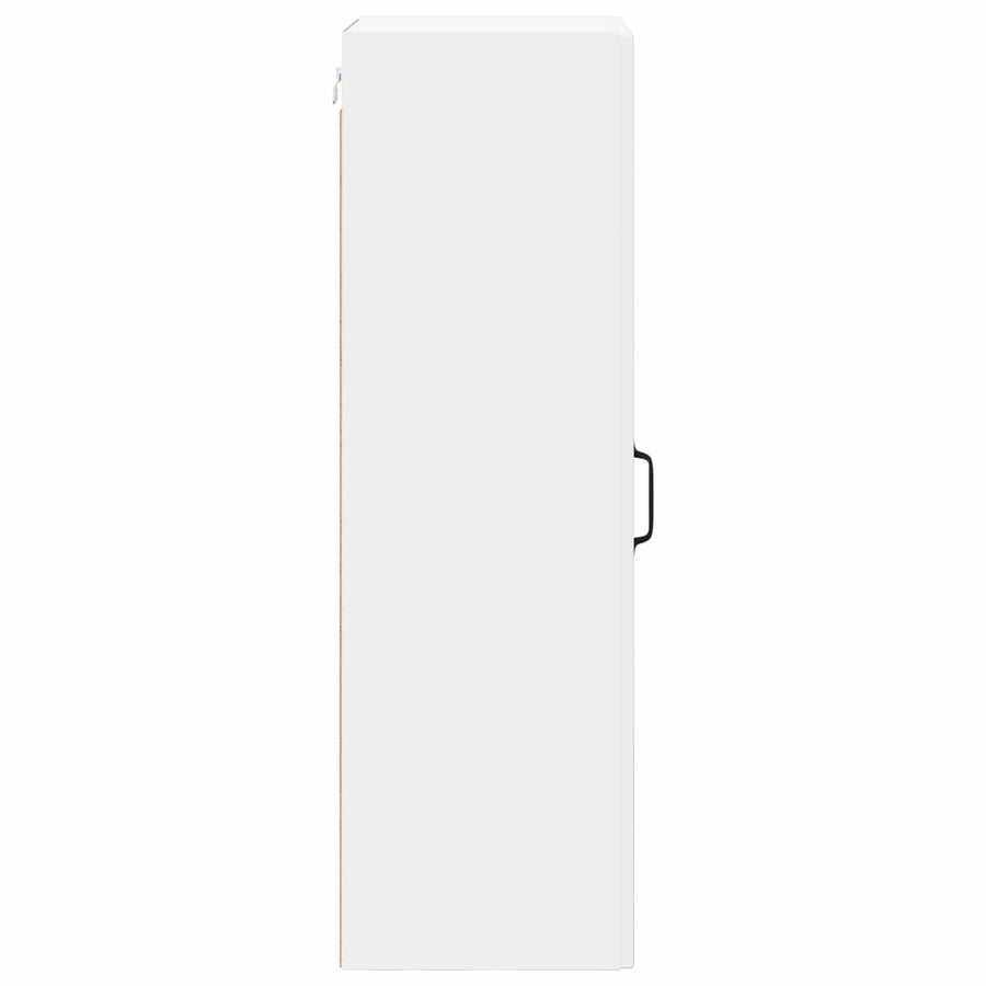 Wall Glass Cabinet LUCCA White 40 x 31 x 100 cm Engineered Wood