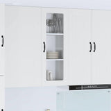 Kitchen Wall Cabinet High Gloss White 40 x 31 x 100 cm