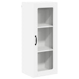 Kitchen Wall Cabinet High Gloss White 40 x 31 x 100 cm - Front View