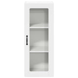 Kitchen Wall Cabinet High Gloss White 40 x 31 x 100 cm - Rear View