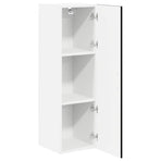 Wall Cabinet LUCCA Black 30 x 31 x 100 cm Engineered Wood