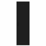 Kitchen Wall Cabinet Black 30 x 31 x 100 cm Engineered Wood - Rear View