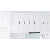 Wall Cabinet LUCCA High Gloss White 30 x 31 x 100 cm - Extra Image