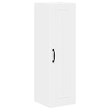 Kitchen Wall Cabinet High Gloss White 30 x 31 x 100 cm - Front View