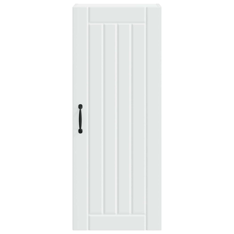 Wall Cabinet LUCCA White 40 x 31 x 100 cm Engineered Wood