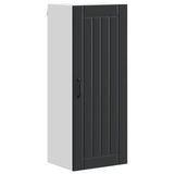 Wall Cabinet LUCCA Black 40 x 31 x 100 cm Engineered Wood - Front View