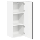 Wall Cabinet LUCCA Black 40 x 31 x 100 cm Engineered Wood